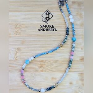 Custom Choker/Wrap Bracelet- Dainty Gemstone, Shell, & Crystal D095